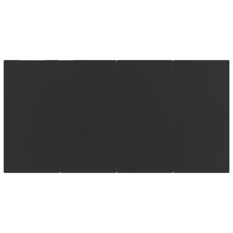 Moderne tuinset van poly rattan met gehard glas en eenvoudig schoon - Tuinsets