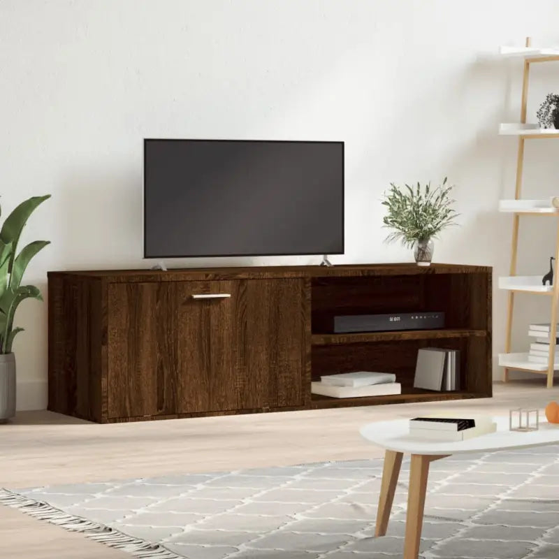 Moderne TV-meubels van bewerkt hout voor elk interieur - bruin eikenkleur / 1 - Tv-meubels