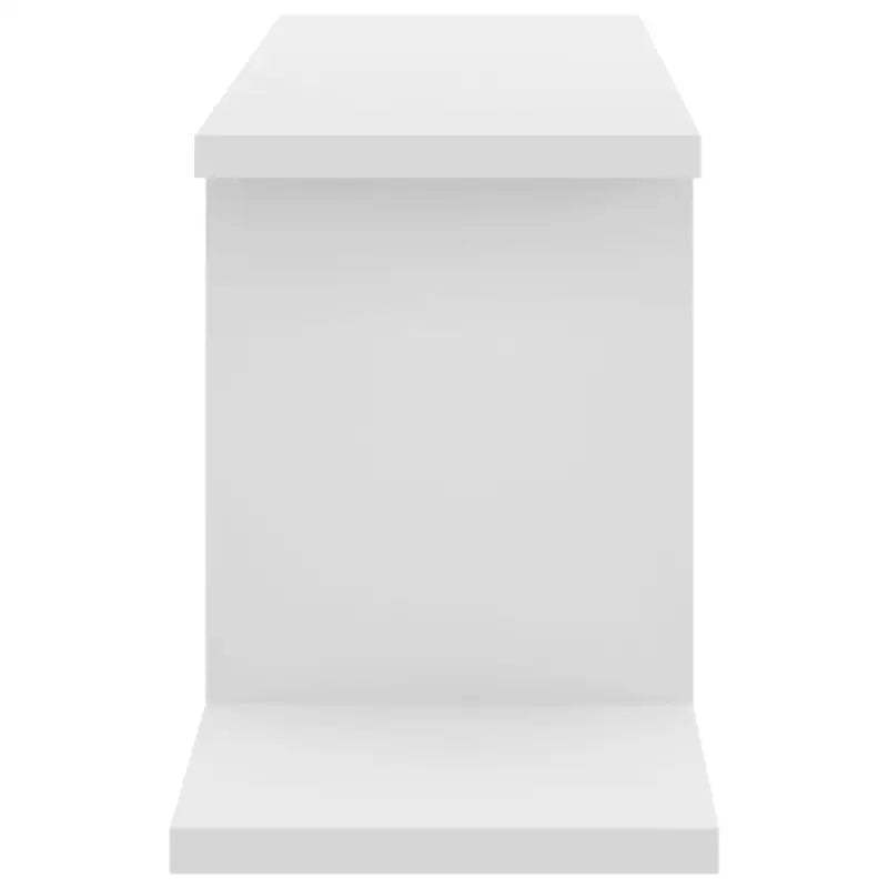 Moderne wandplank van bewerkt hout voor tv en accessoires - Wandplanken