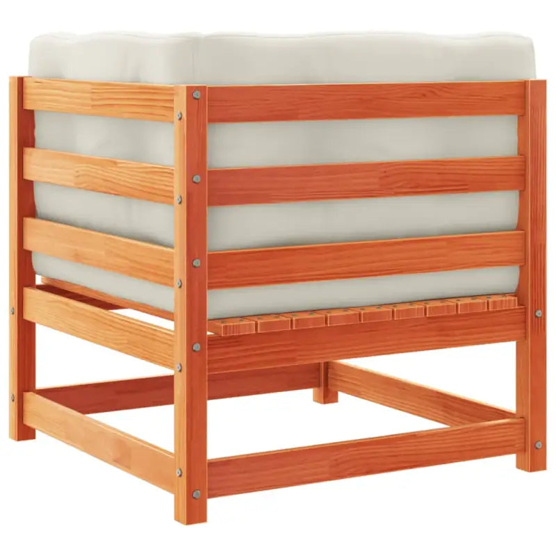 Modulair loungeset van massief grenenhout voor ultieme zitervaring - Tuinsets