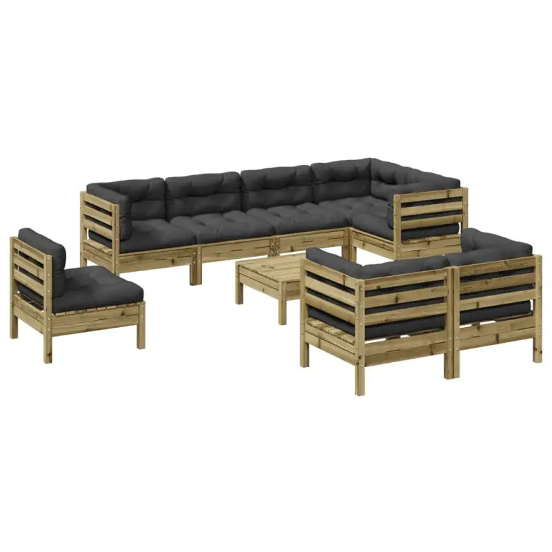 Modulair loungeset voor een comfortabele zitervaring in je tuin of terras - Tuinsets