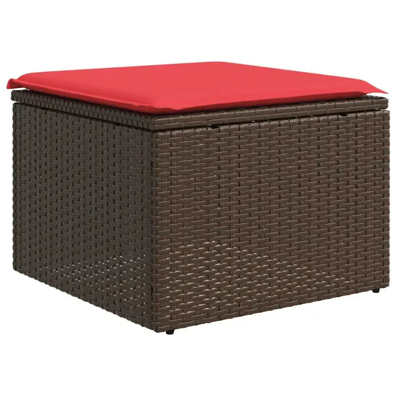 Modulair poly rattan loungeset met waterdichte tas voor buitenplezier - Tuinsets