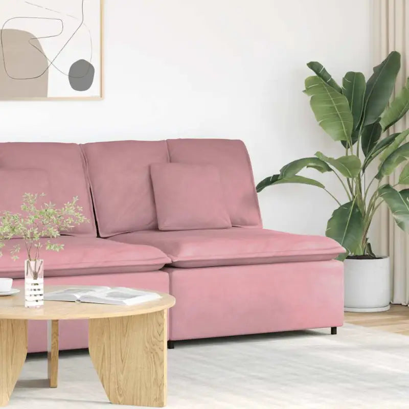 Modulaire bankelementen voor dagelijks gebruik en elegant comfort - Roze / centre sofa - Bankelementen