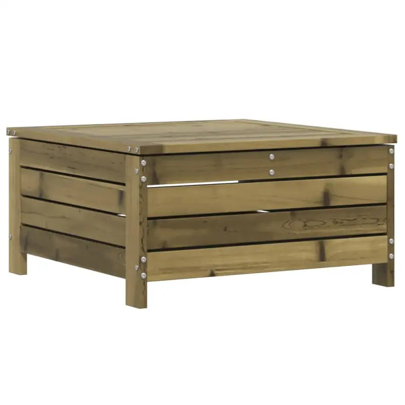 Modulaire houten tuinbank met kussen voor terras en tuinfeesten - Modulaire tuinbanken