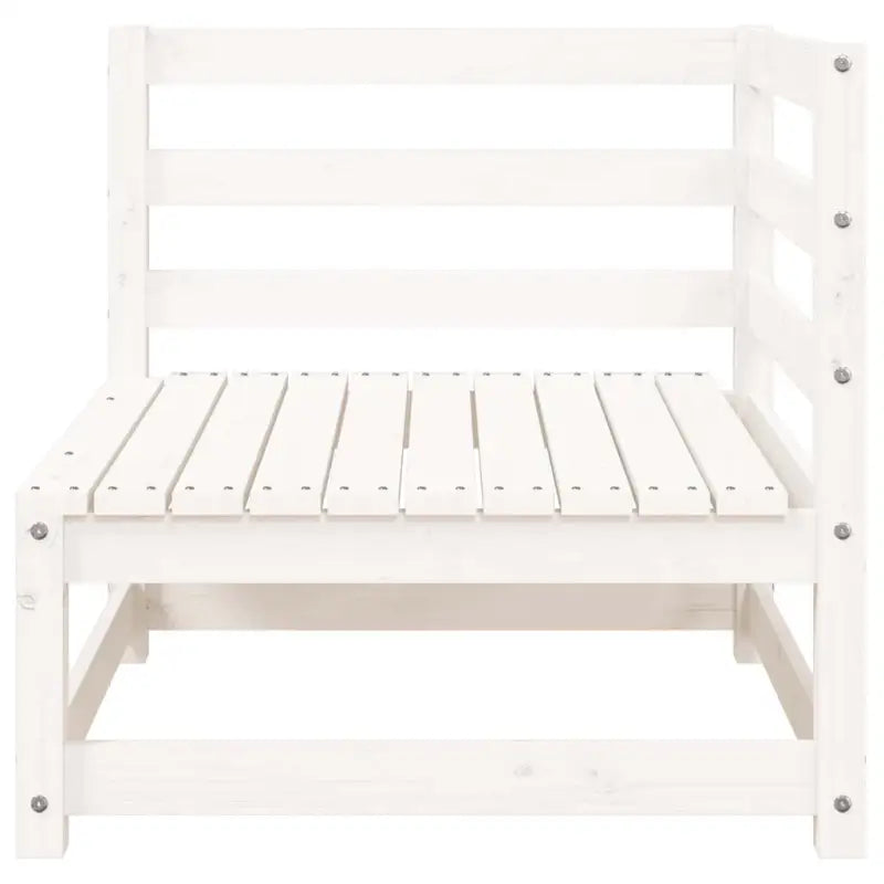 Modulaire houten tuinbank van massief grenenhout voor gezellige tuinen - Modulaire tuinbanken