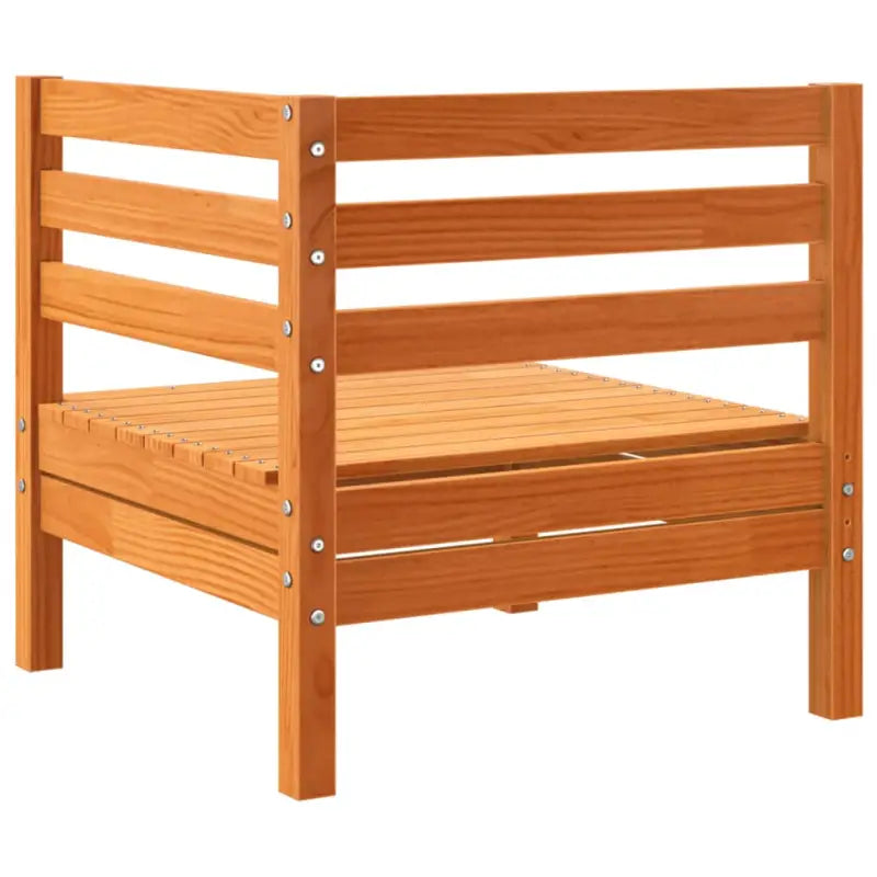 Modulaire loungeset van massief grenenhout voor comfortabele zitervaring - Tuinsets