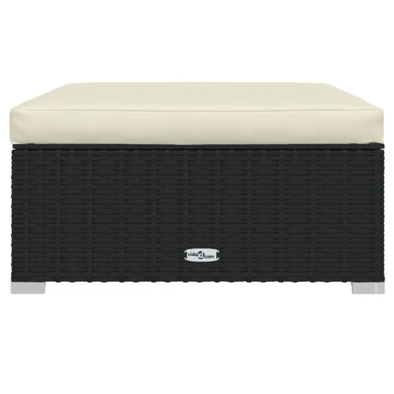 Modulaire poly rattan tuinset met comfortabele zitkussens en instelbare diepte - Tuinsets