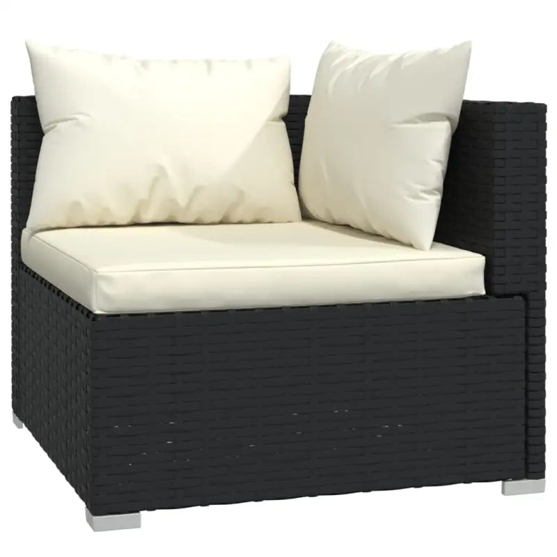 Modulaire poly rattan tuinset met comfortabele zitkussens en instelbare diepte - Tuinsets