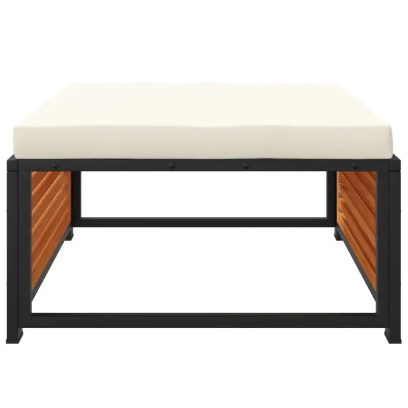 Modulaire tuinbank van massief acaciahout met wasbare hoes - Modulaire tuinbanken