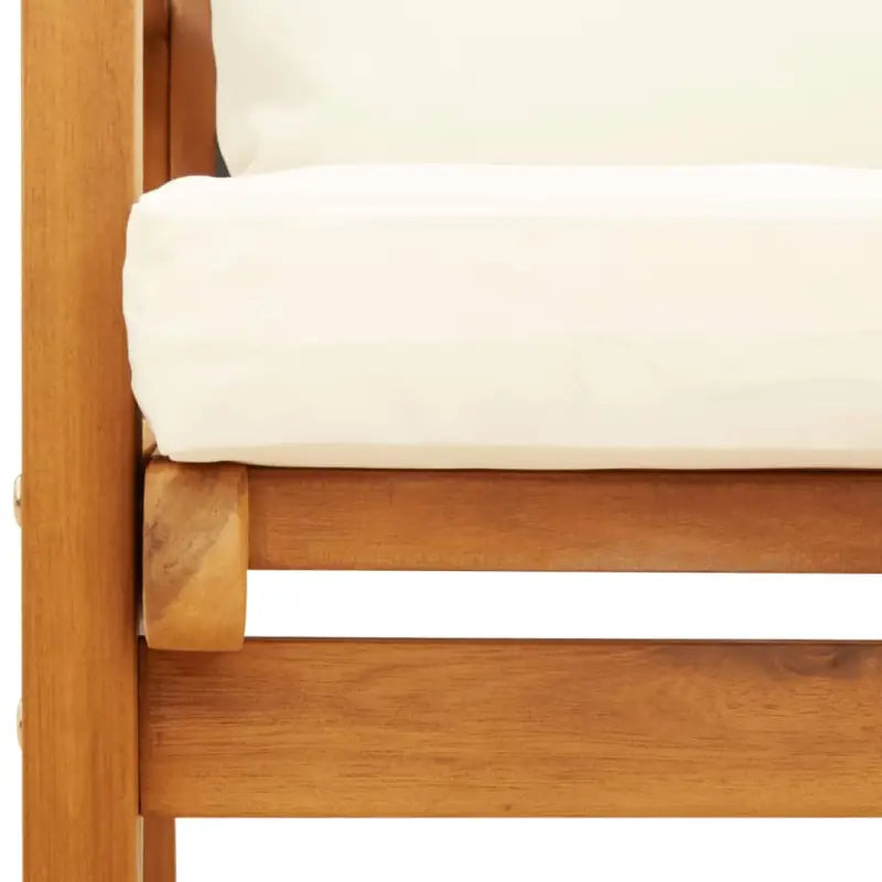 Modulaire tuinbank van massief acaciahout voor een comfortabele zitervaring - Modulaire tuinbanken