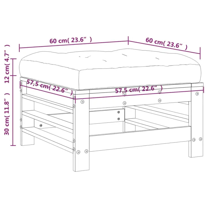 Modulaire tuinbanken van massief grenenhout met zachte kussens - Modulaire tuinbanken