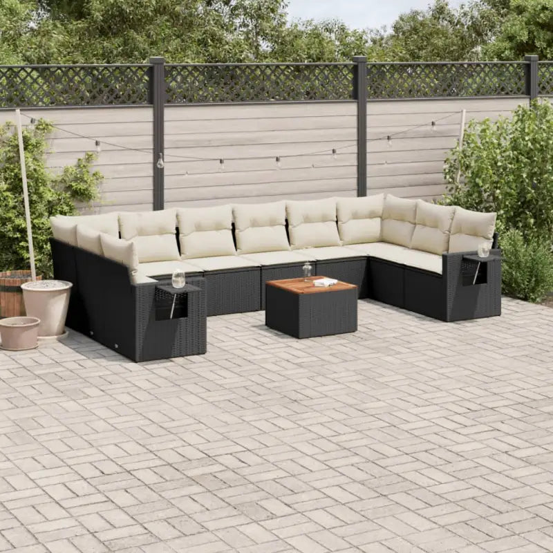 Modulaire tuinbanken van zwart gepoedercoat staal voor terras en tuin - Modulaire tuinbanken