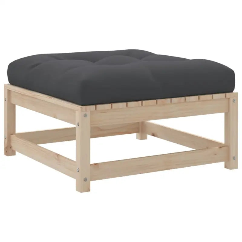 Modulaire tuinset van massief grenenhout voor een comfortabele zitervaring - Tuinsets