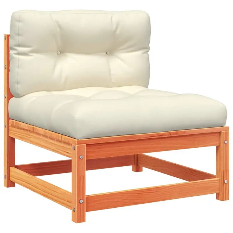 Modulaire tuinset van massief grenenhout voor een comfortabele zitervaring - Tuinsets