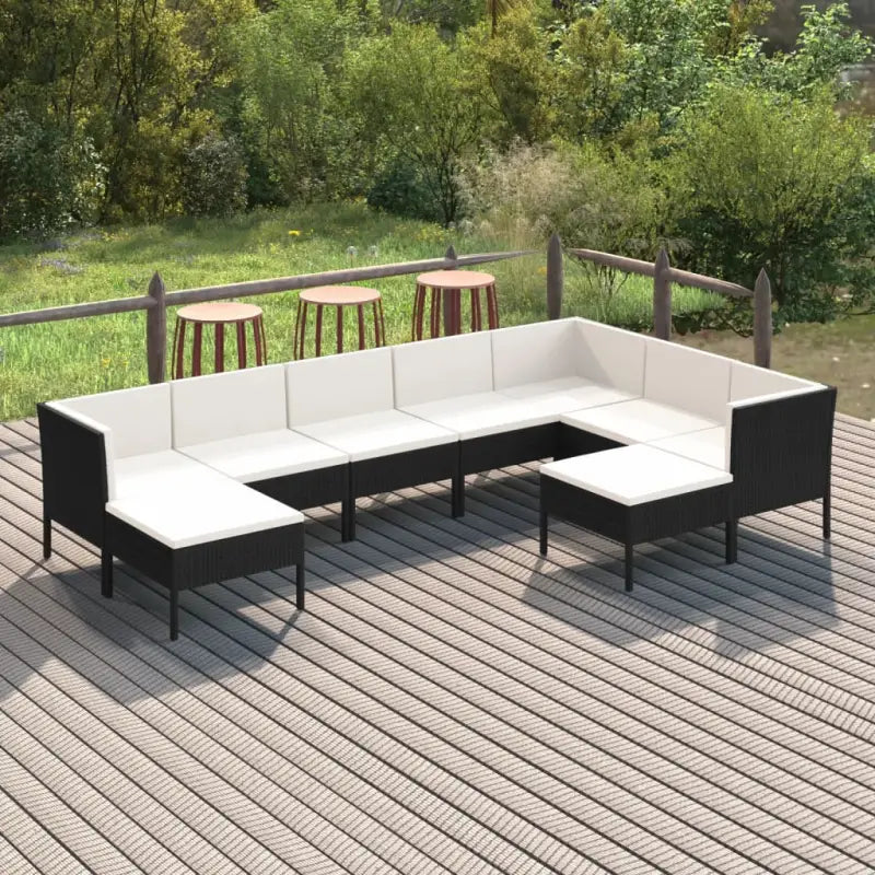 Modulaire tuinset voor een comfortabele en gezellige buitenruimte - 3x hoek + 4x midden + 2x voetensteun - Tuinsets