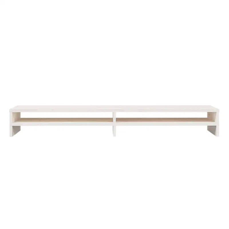 Monitorstandaard van massief grenenhout voor een stijlvolle werkplek - Tv-meubels