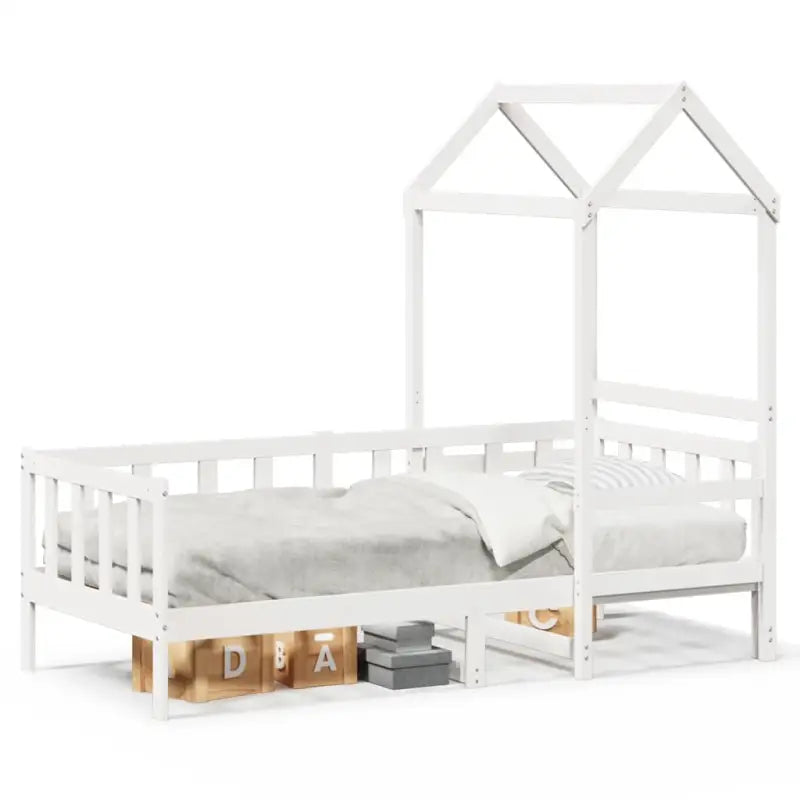 Multifunctioneel bed en bank in massief Grenenhout met open zijdeur - Bedden & bedframes