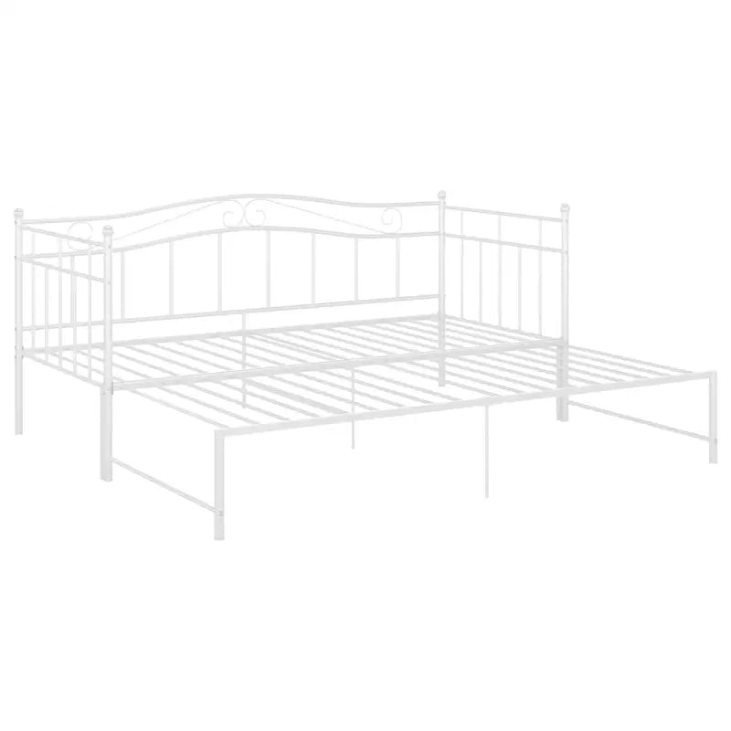 Multifunctioneel bedbank met afmetingen geschikt voor gasten en dagelijks gebruik - Wit - Bedden & bedframes