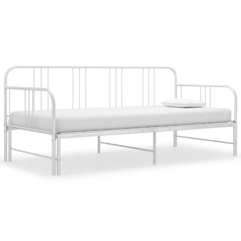 Multifunctioneel bedbank met comfortabele slaap- en zitfunctie - Wit - Bedden & bedframes