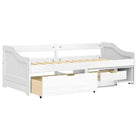 Multifunctioneel slaapbank met massief grenenhout en praktische kleine lade - Bedden & bedframes