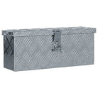 Multifunctionele Aluminium Opbergbox met praktische handgreep voor opslag - Zilver / 48.5 x 14 x 20 cm / 1
