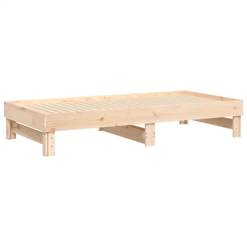 Multifunctionele slaapbank in massief grenenhout met diverse afmetingen - Bedden & bedframes