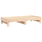 Multifunctionele slaapbank in massief grenenhout met diverse afmetingen - Bedden & bedframes