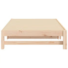 Multifunctionele slaapbank van massief grenenhout met ideale afmetingen - Bedden & bedframes