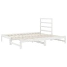 Multifunctionele slaapbank van massief grenenhout met ideale afmetingen - Bedden & bedframes