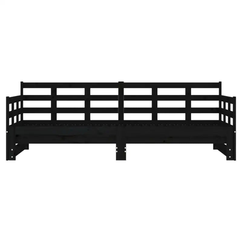 Multifunctionele slaapbank van massief Grenenhout met nette totale afmetingen - Bedden & bedframes