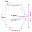 Muurplantenbakken van cortenstaal voor tuin en balkon - Bloempotten & plantenbakken
