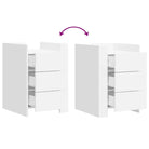 Nachtkastje met bewerkt hout voor een tijdloze interieur look - Nachtkastjes