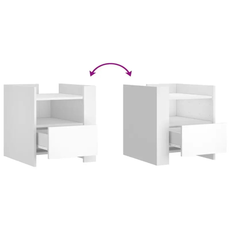 Nachtkastje met bewerkt hout voor een tijdloze interieur uitstraling - Nachtkastjes