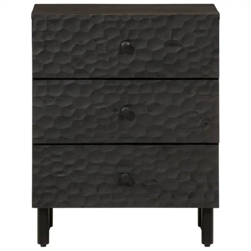 Nachtkastje met elegant ontwerp van massief mangohout - Nachtkastjes