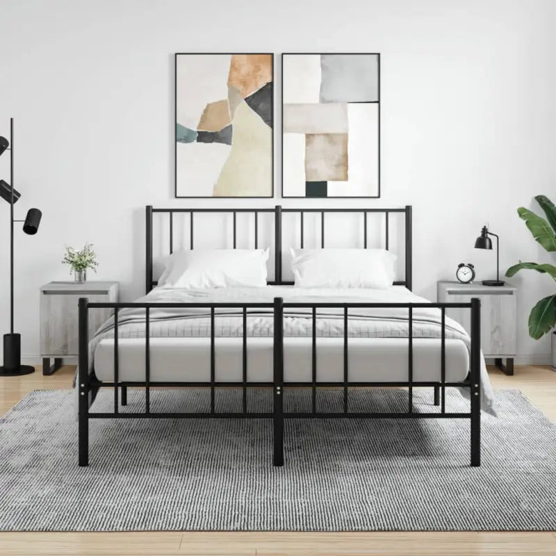 Nachtkastjes van bewerkt hout met elegant en tijdloos ontwerp - Grijs sonoma / 2 - Nachtkastjes