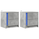 Nachtkastjes van bewerkt hout met tijdloze charme en eenvoudige installatie - Nachtkastjes