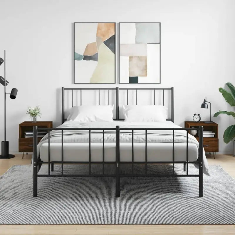 Nachtkastjes van bewerkt hout voor moderne en duurzame interieurs - bruin eikenkleur / 2 - Nachtkastjes