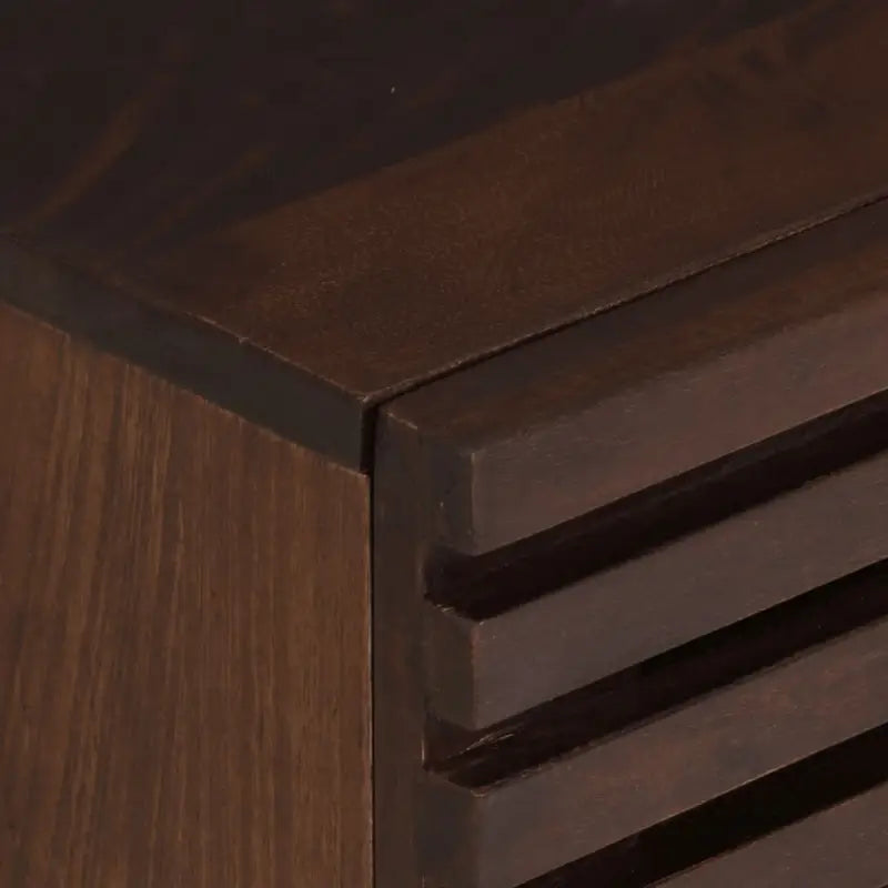 Nachtkastjes van massief mangohout in industriële stijl - Nachtkastjes