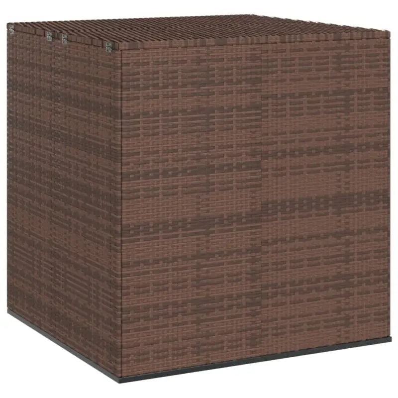 Opbergbox voor buiten van PE Rattan voor kussens - Bruin / 100 x 97.5 x 104 cm - Opbergboxen voor buiten