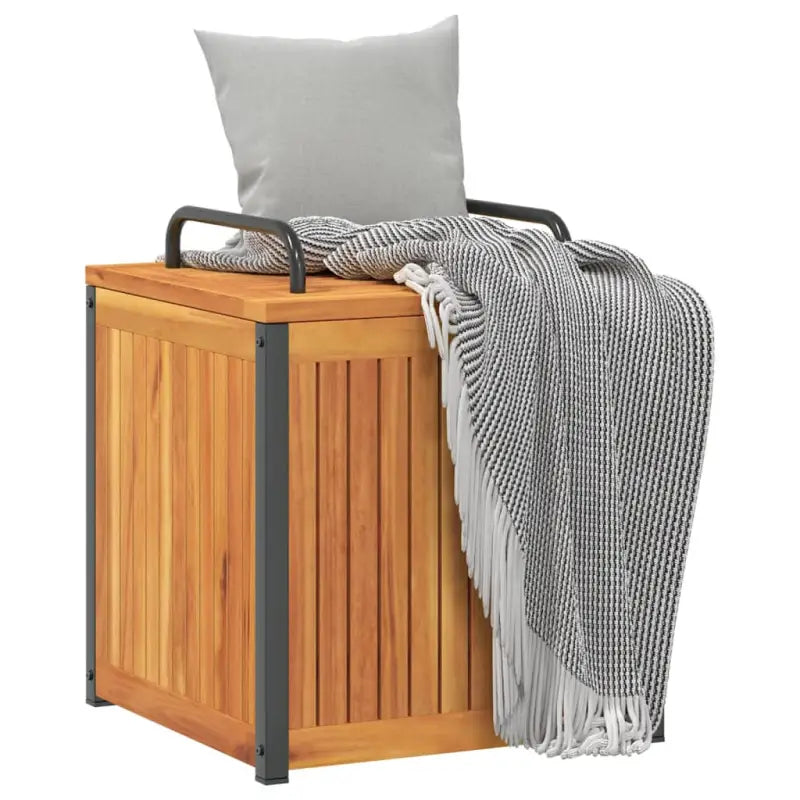 Opbergboxen voor buiten van massief acaciahout voor tuin en terras - Opbergboxen voor buiten