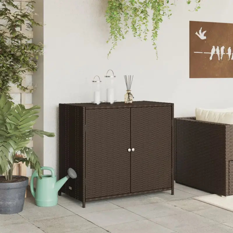 Opbergboxen voor buiten van poly rattan voor tuinmeubels en accessoires - Opbergboxen voor buiten