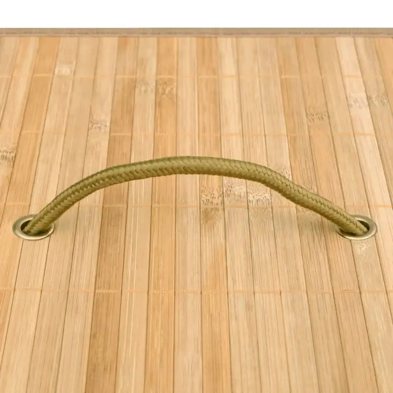 Opbergdozen van bamboe en geweven stof voor organisatie - Lichthout / 4 - Opbergdozen