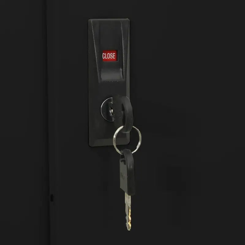 Opbergkast met gehard glas voor een nette kantoorruimte - Opbergkasten & lockerkasten