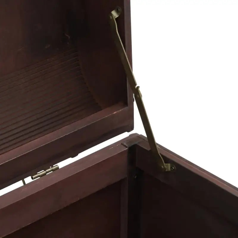 Opbergkist van bewerkt hout en vurenhout fineer voor waardevolle spullen - Opbergkisten