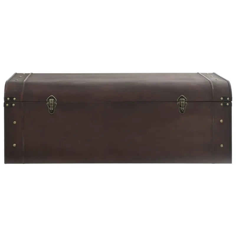 Opbergkist van bewerkt hout en vurenhout fineer voor waardevolle spullen - Opbergkisten