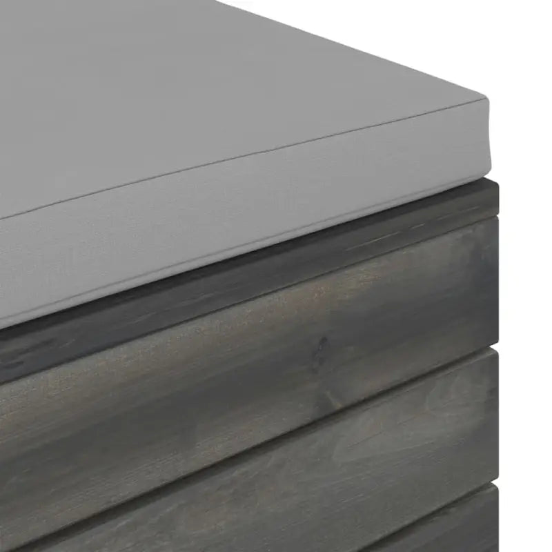 Pallet tuinset van massief grenenhout met comfortabele kussens - Tuinsets