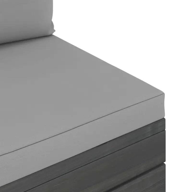 Pallet tuinset van massief grenenhout met comfortabele kussens - Tuinsets