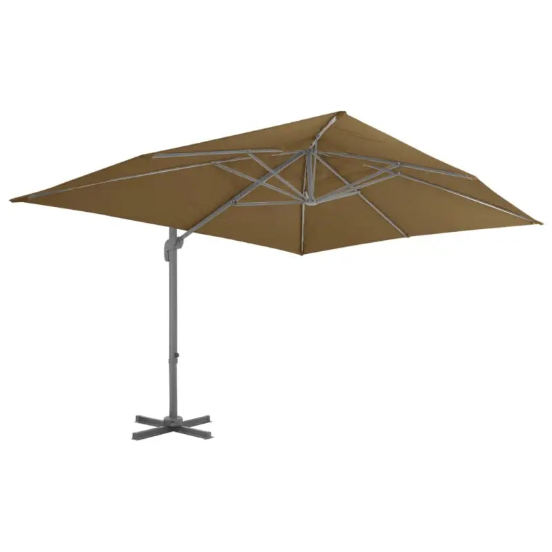 Parasol met draagbare voet en UV-bestendig doek voor optimale bescherming - Parasols en zonneschermen