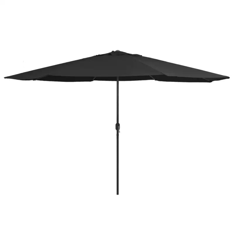 Parasols met metalen paal voor schaduw en UV-bescherming - Zwart / 1 - Parasols en zonneschermen