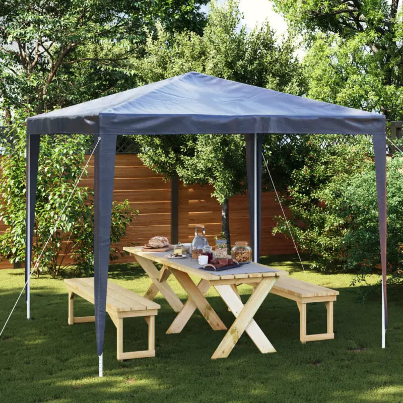 Partytent voor tuinfeesten en buitengebruik - Blauw / 2.5 x 2.5 m / 1 - Partytenten & prieëlen